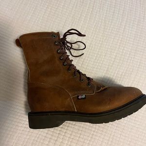 Justin lace up boots